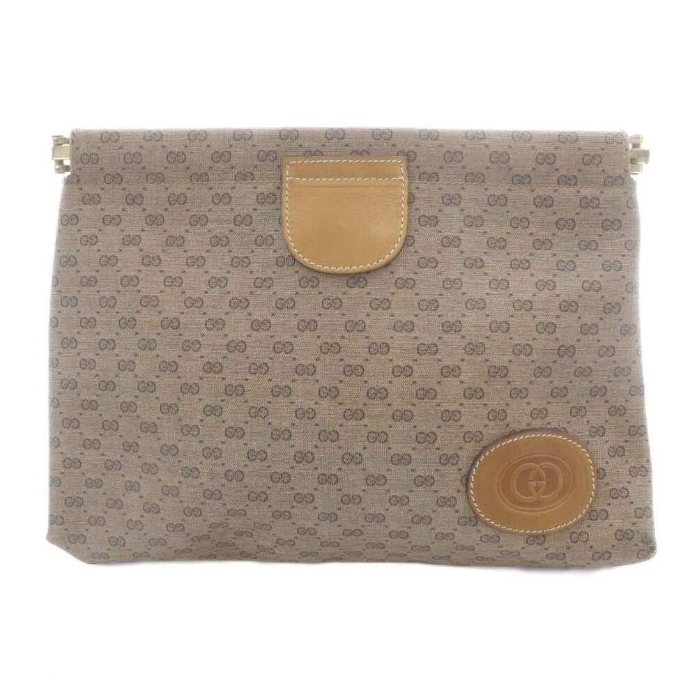 Gucci GG Clutch Bag Brown
